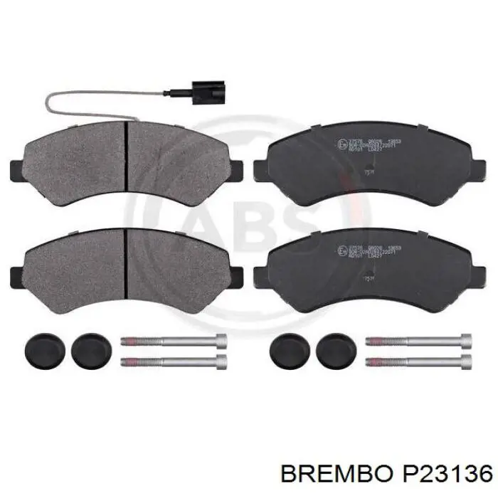 Купить P23136 Brembo Колодки тормозные