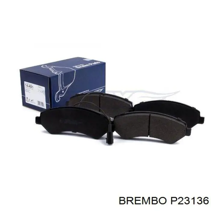 P23136 Brembo Колодки передние