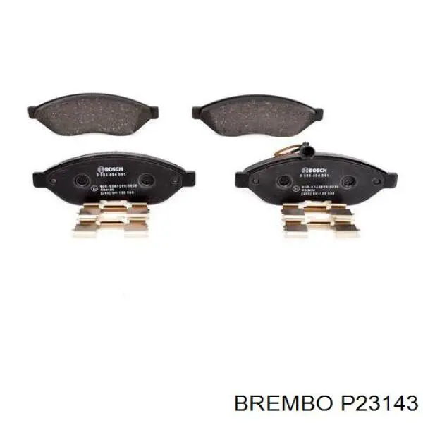 Передние тормозные колодки P23143 Brembo