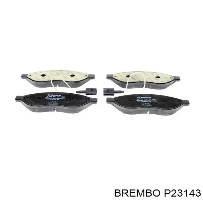 P23143 Brembo Колодки передние