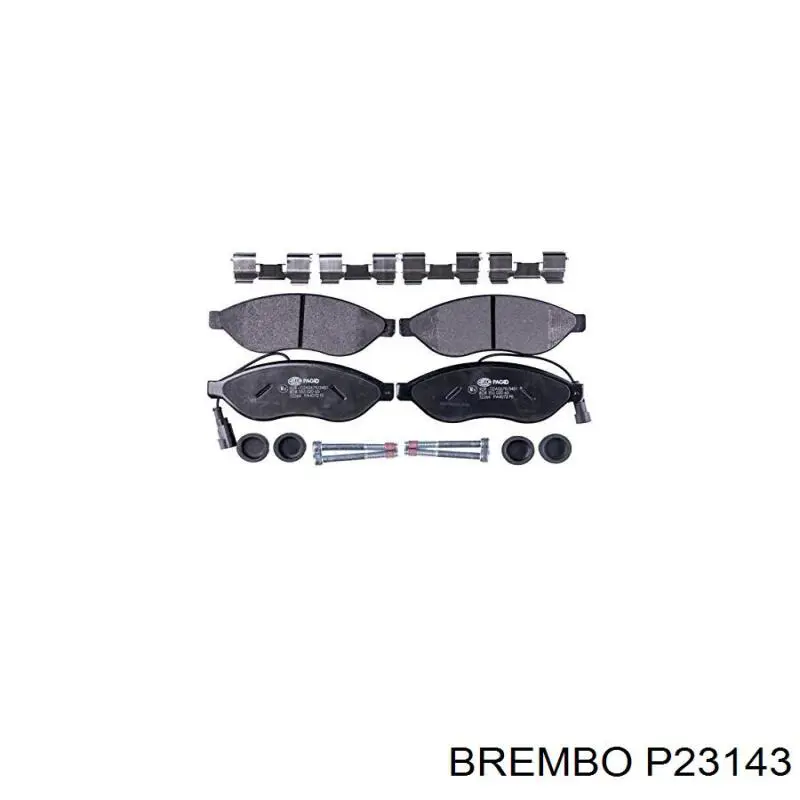 Колодки Brembo P23143 цена, от 62.04 USD