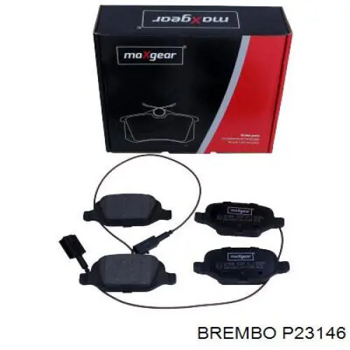 P23146 Brembo Колодки передние