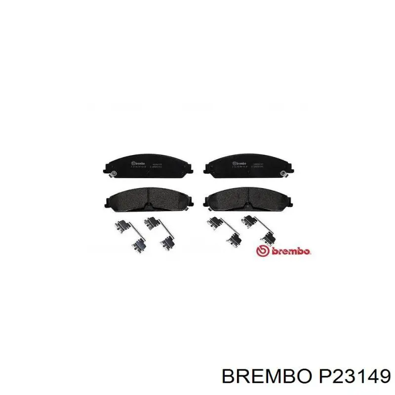 Pastillas de freno delanteras P23149 Brembo