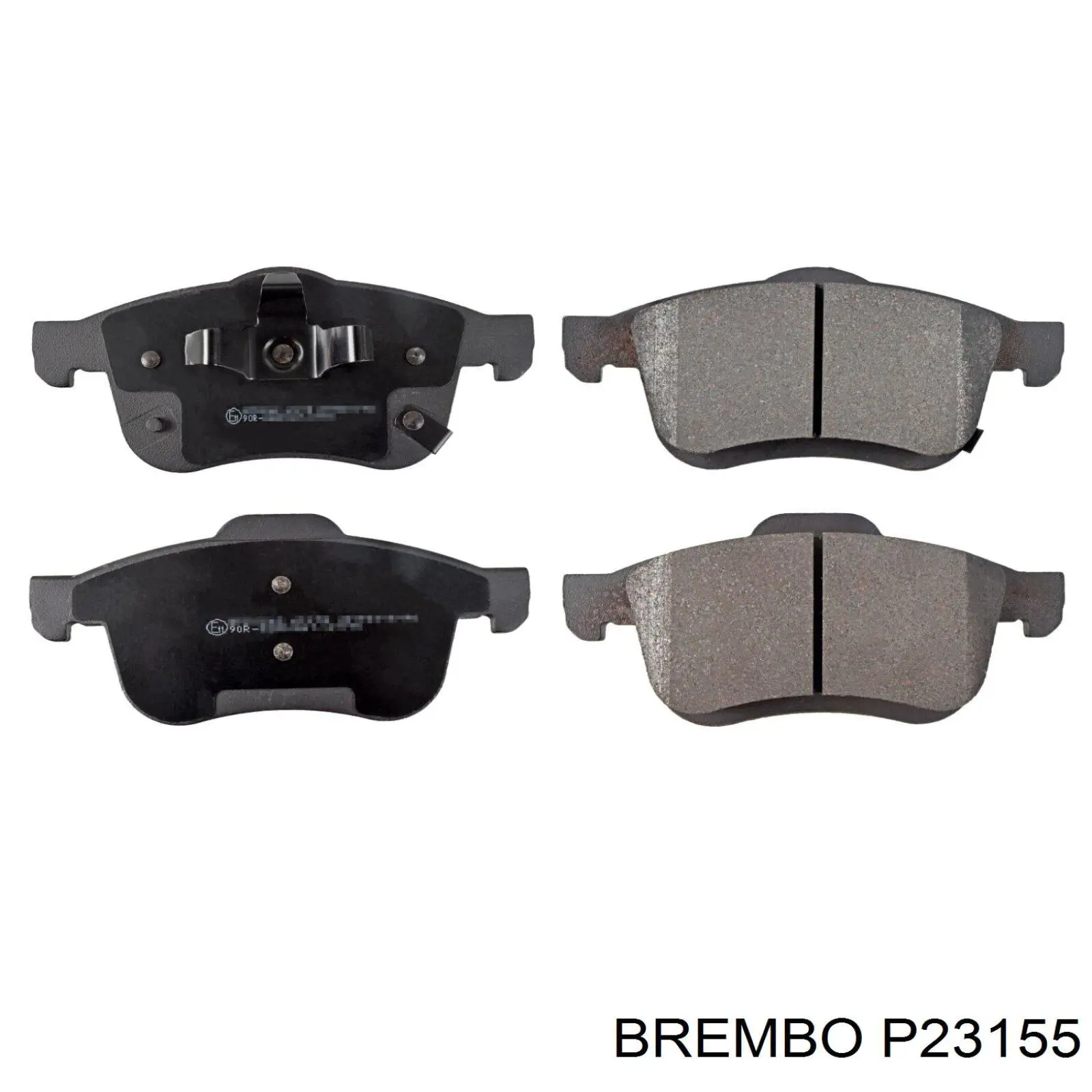 P23155 Brembo передние тормозные колодки