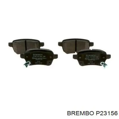 Задние дисковые колодки Brembo P23156