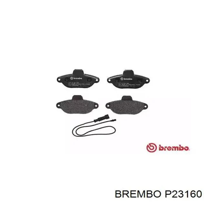 Передние тормозные колодки P23160 Brembo