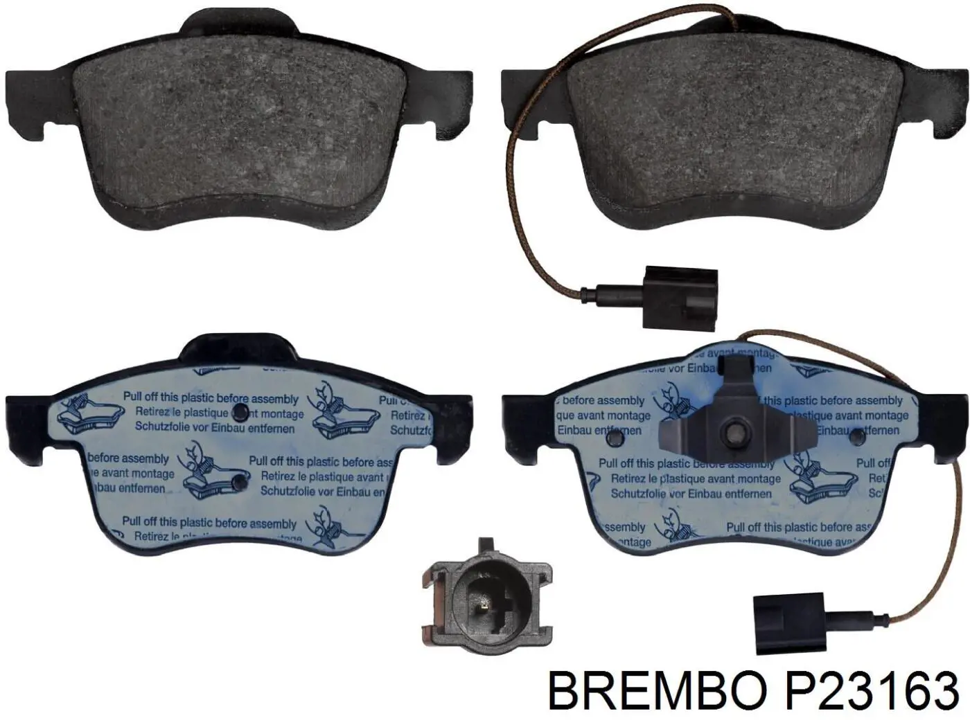 Колодки Brembo P23163 цена, от 34.59 USD