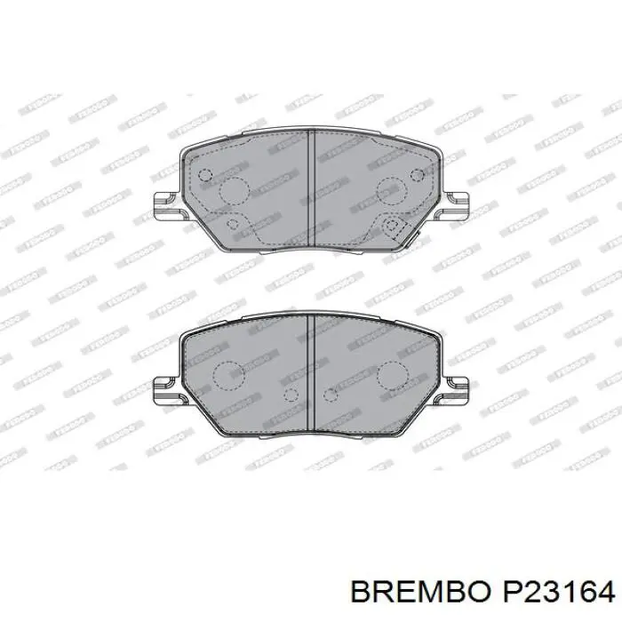 Колодки Brembo P23164 цена, от 63.47 USD