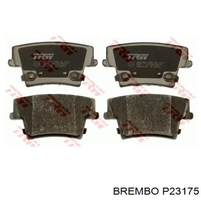 Задние тормозные колодки P23175 Brembo
