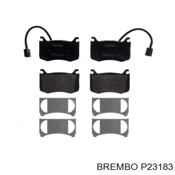 Передние тормозные колодки P23183 Brembo