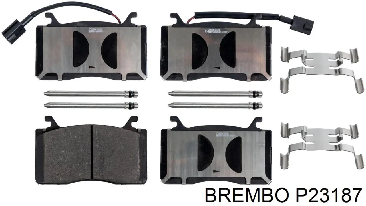 Купить P23187 Brembo Колодки тормозные