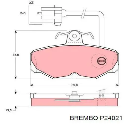 P24021 Brembo
