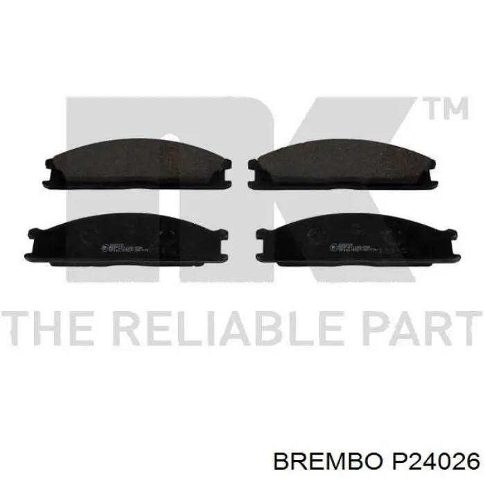 Колодки Brembo P24026 цена, от 25.09 USD