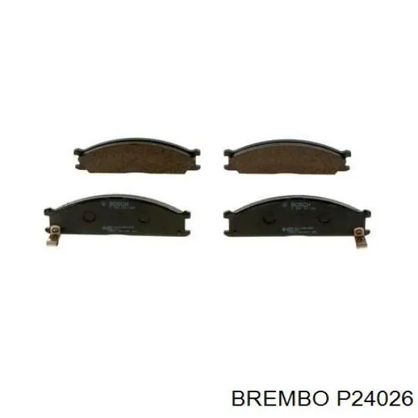 Передние тормозные колодки P24026 Brembo