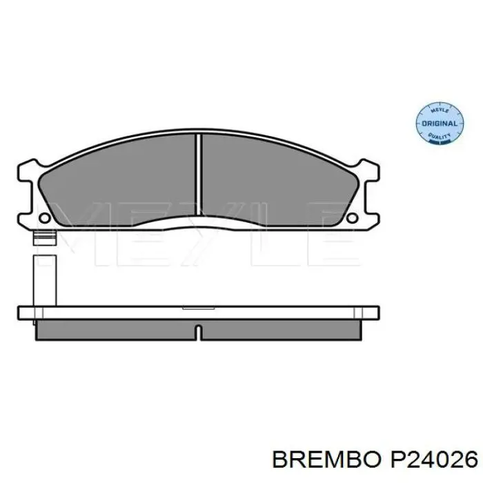 Передние тормозные колодки P24026 Brembo