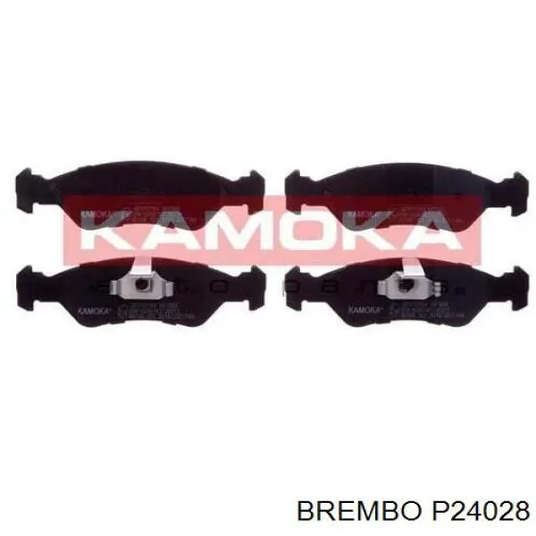 P24028 Brembo колодки тормозные передние дисковые