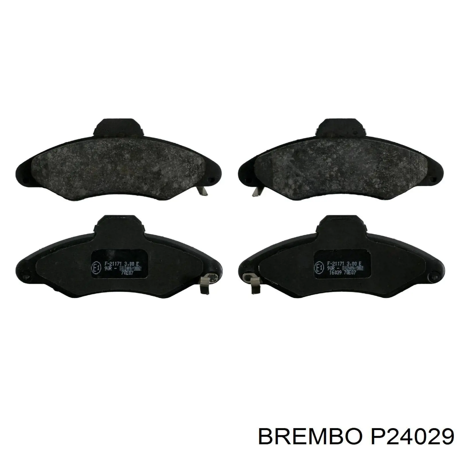 Pastillas de freno delanteras P24029 Brembo