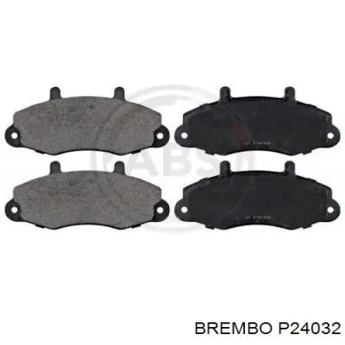 Купить P24032 Brembo Колодки тормозные