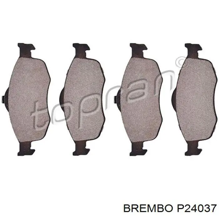 Купить P24037 Brembo Колодки тормозные