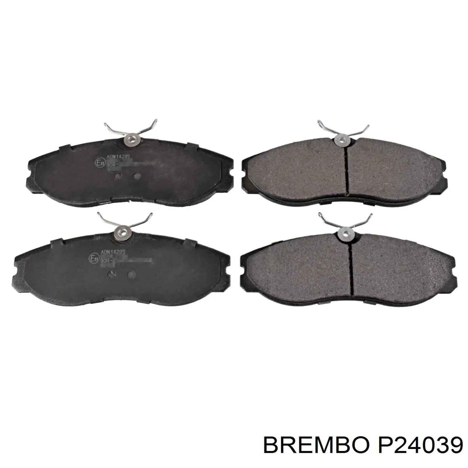 Pastillas de freno delanteras P24039 Brembo