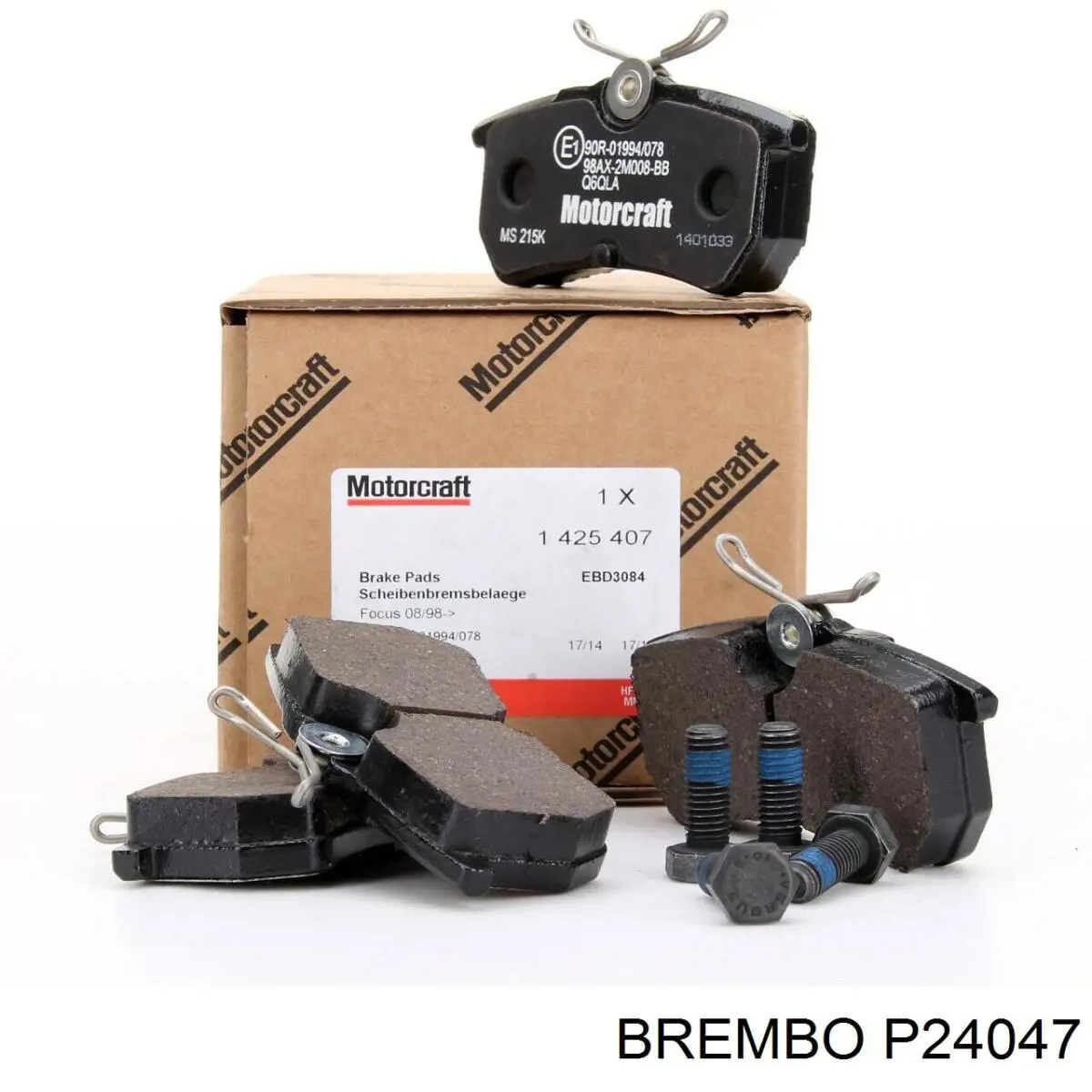 Задние дисковые колодки Brembo P24047