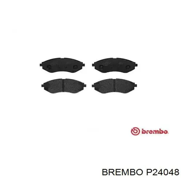 P24048 Brembo колодки тормозные передние дисковые
