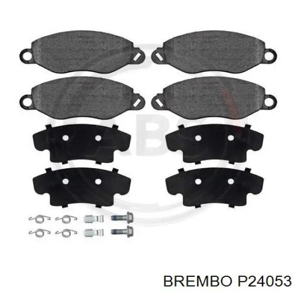 Купить P24053 Brembo Колодки тормозные