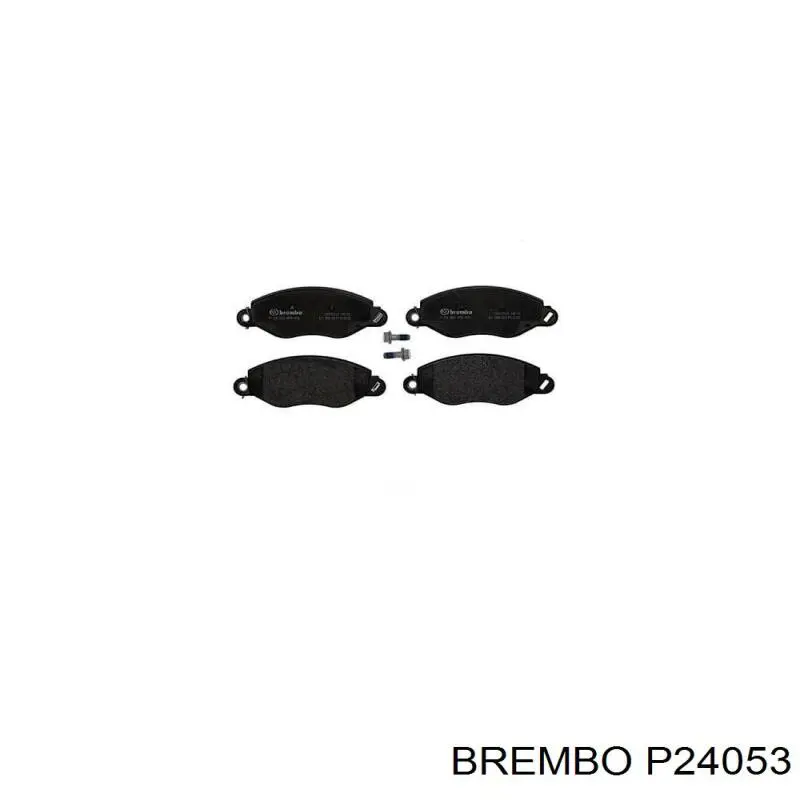 P24053 Brembo Колодки передние