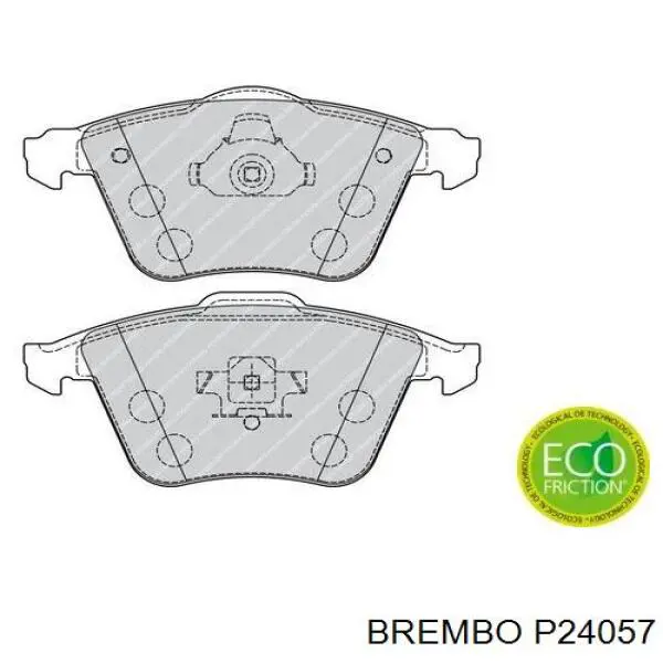 Тормозные колодки Brembo P24057