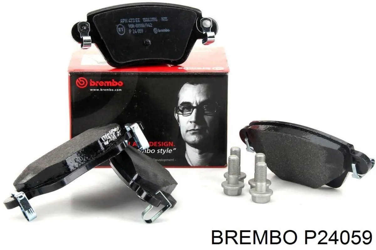 Купить P24059 Brembo Колодки тормозные задние, дисковые