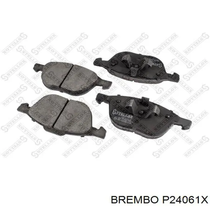 P24061X Brembo Колодки передние