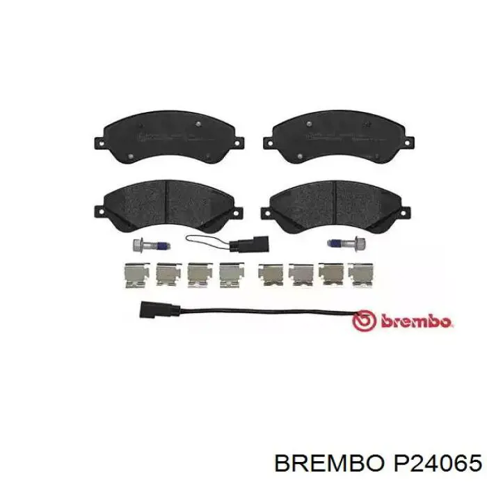 P24065 Brembo колодки тормозные передние дисковые
