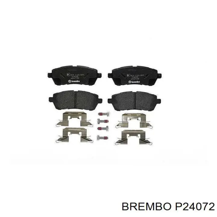 Передние тормозные колодки P24072 Brembo
