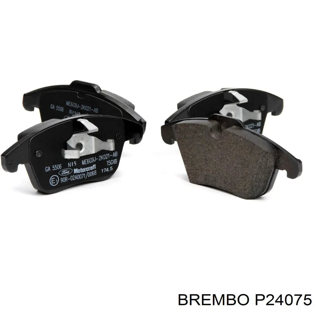 Колодки дисковые  Brembo P24075 цена, от 20.63 USD