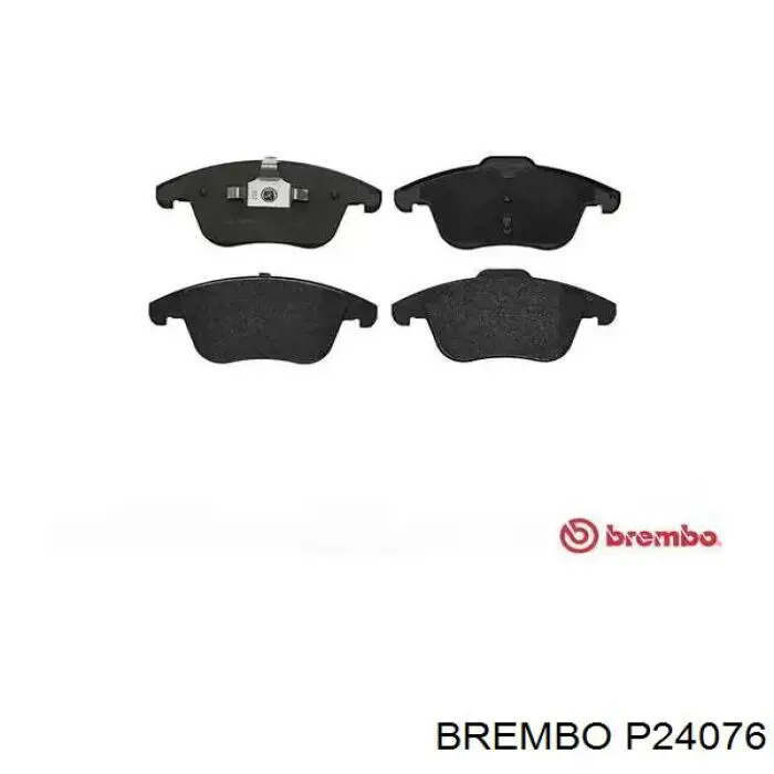 Колодки тормозные передние дисковые Brembo P24076