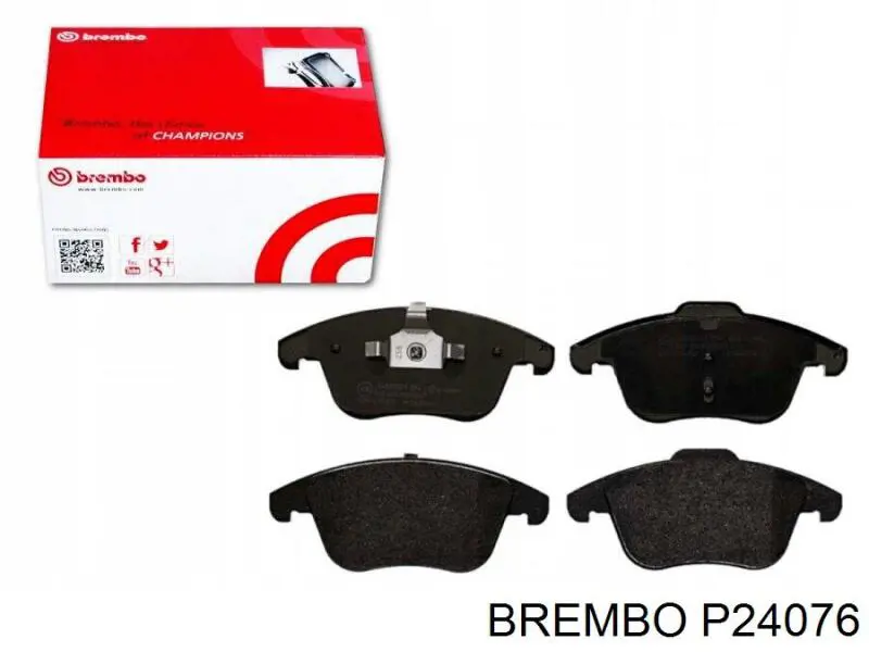 Купить P24076 Brembo Колодки тормозные
