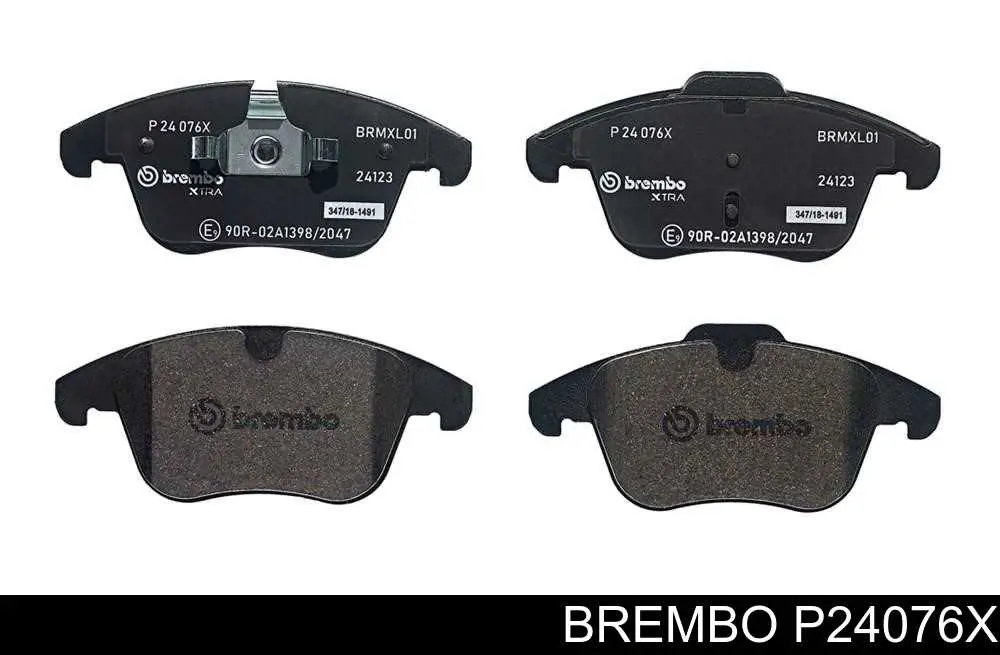 Купить P24076X Brembo Колодки тормозные