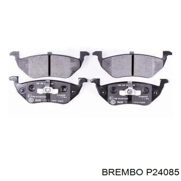 P24085 Brembo колодки тормозные задние дисковые