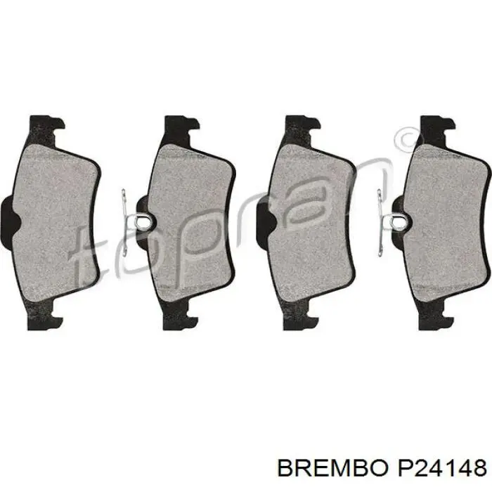 Задние дисковые колодки Brembo P24148