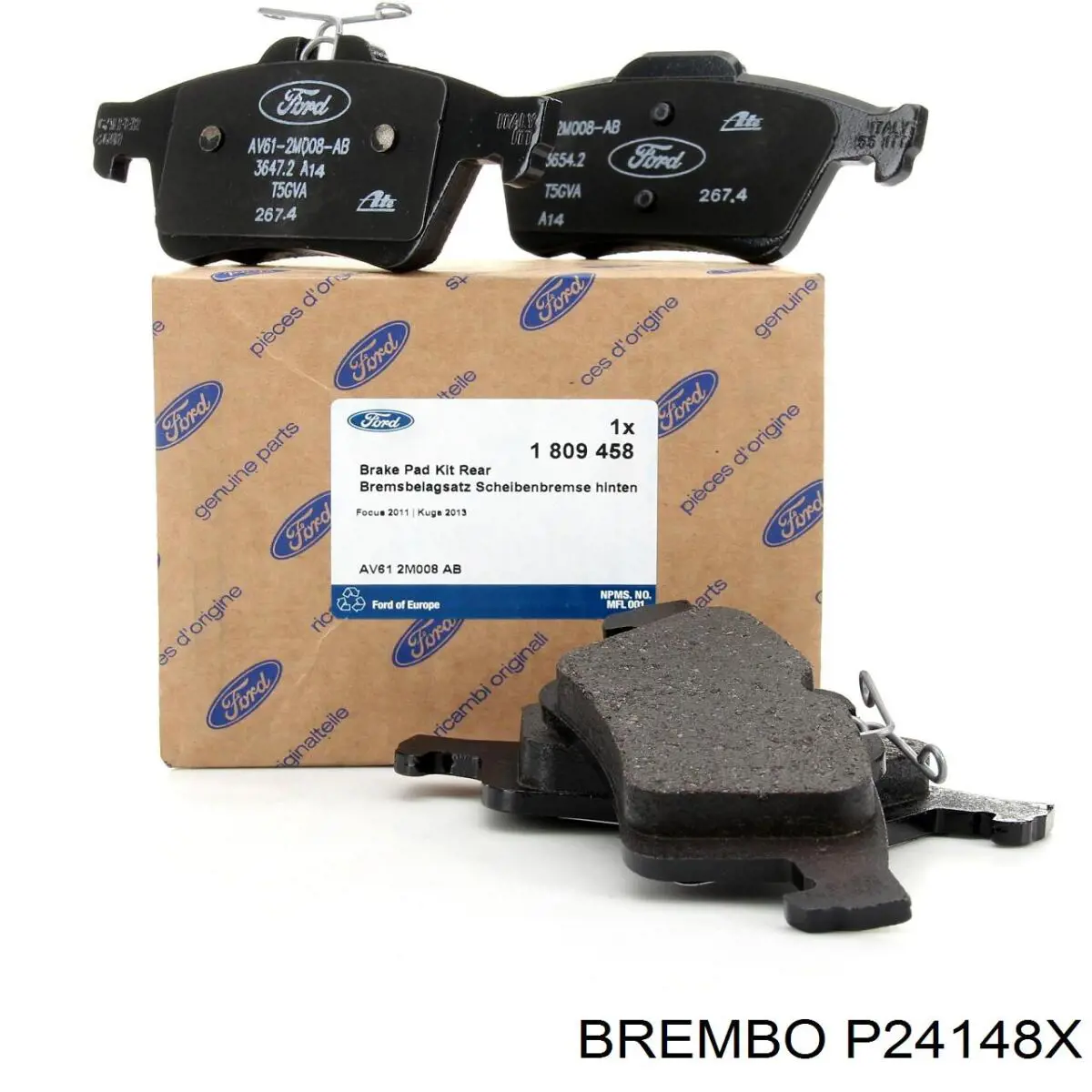Купить P24148X Brembo Колодки тормозные задние, дисковые