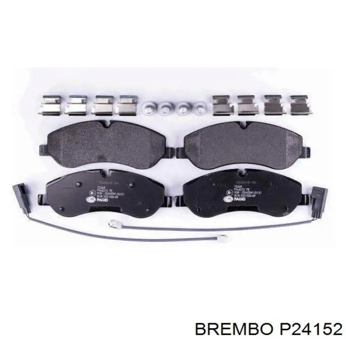 Передние тормозные колодки P24152 Brembo