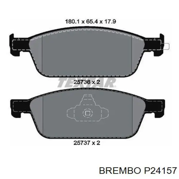 Тормозные колодки Brembo P24157