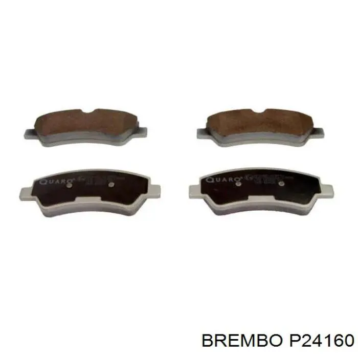 Купить P24160 Brembo Колодки тормозные задние, дисковые