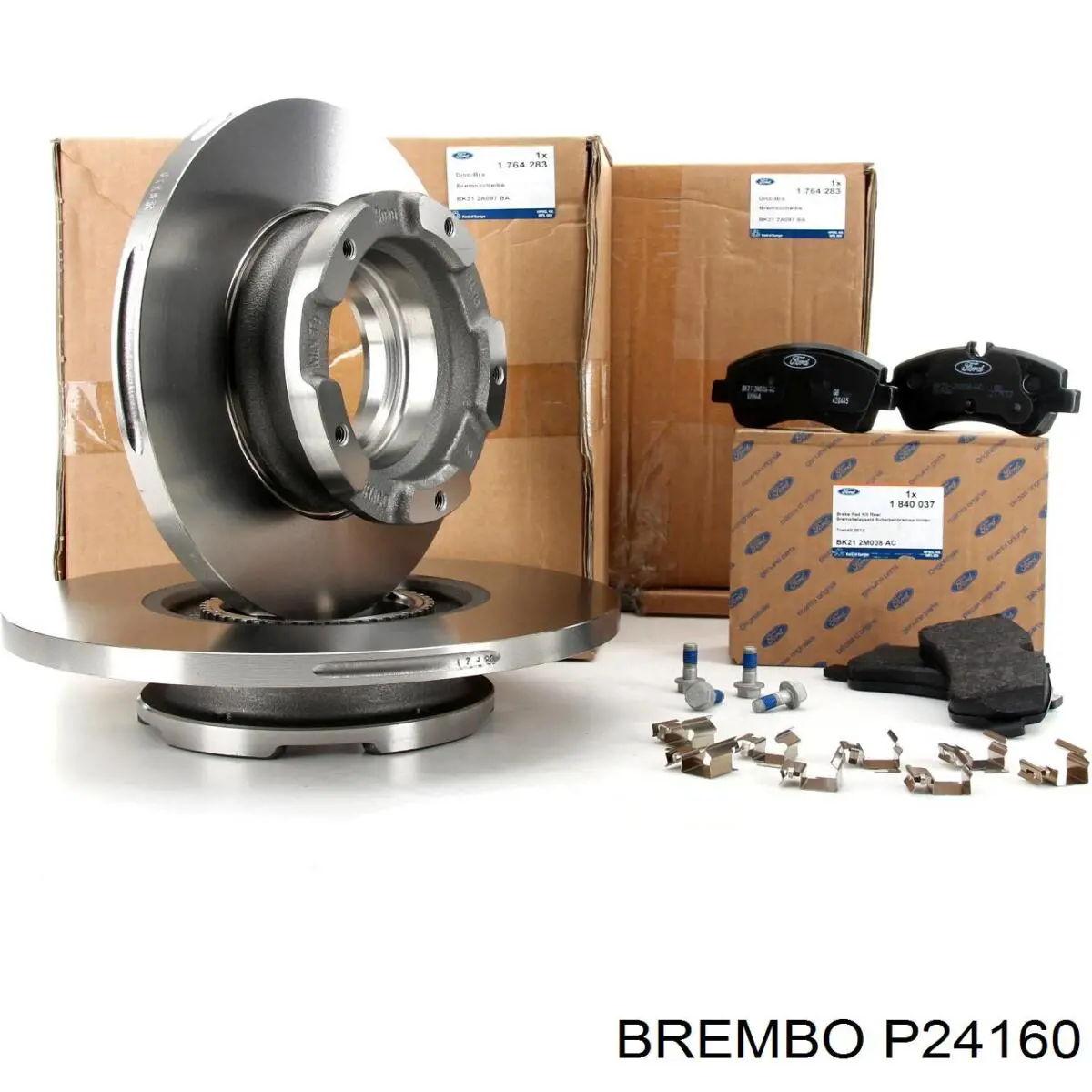 P24160 Brembo колодки тормозные задние дисковые