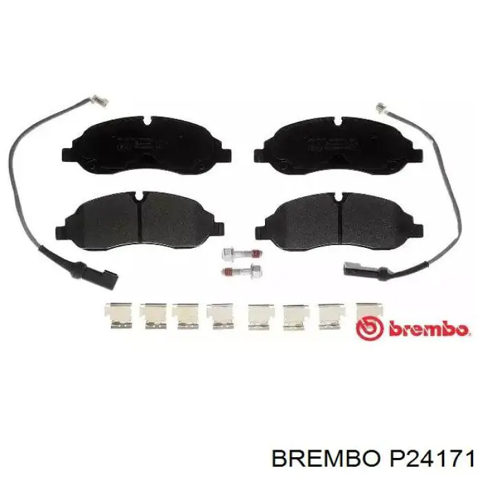 P24171 Brembo sapatas do freio dianteiras de disco