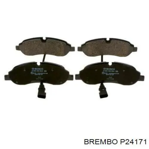 Купить P24171 Brembo Колодки тормозные