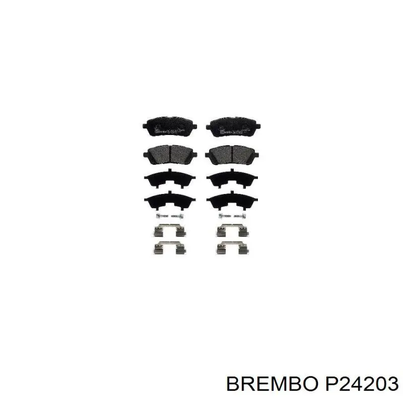 Колодки Brembo P24203 цена, от 59.30 USD