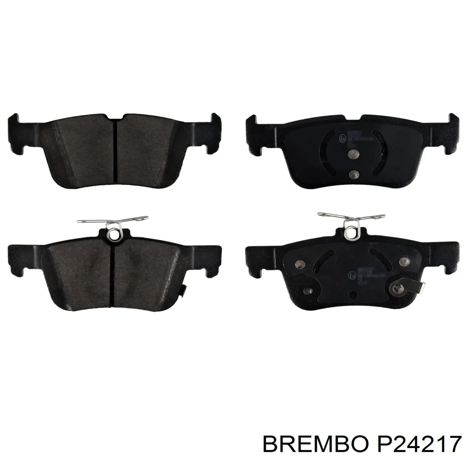 P24217 Brembo sapatas do freio traseiras de disco