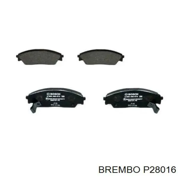 Купить P28016 Brembo Колодки тормозные