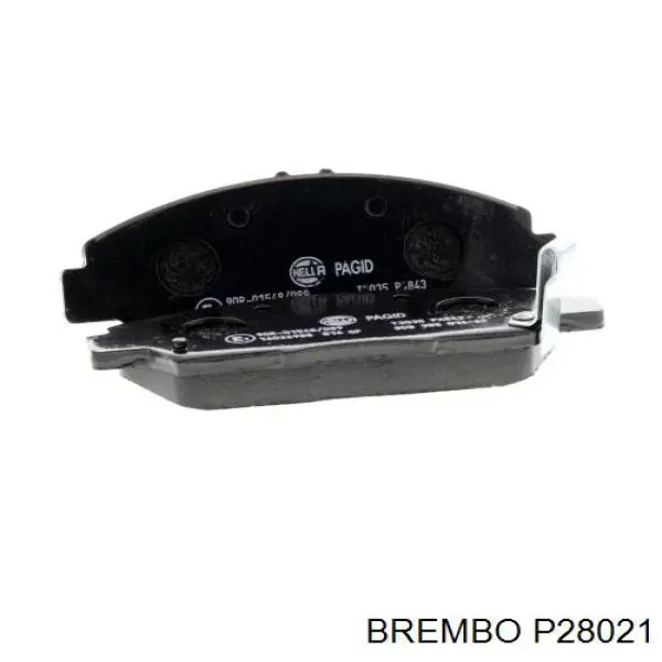 P28021 Brembo Колодки передние
